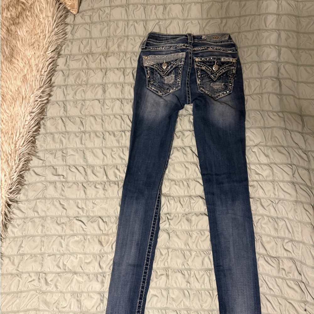 ✨ Miss Me Distressed Skinny Jeans – Size 22 (Fits XXS/00) ✨